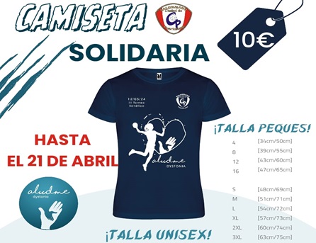 Venta camisetas solidarias Torneo Balonmano