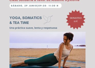 Clase solidaria de yoga a favor de Aludme Dystonia