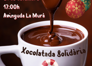 Chocolatada solidaria en la Fira de Nadal de Vila-real