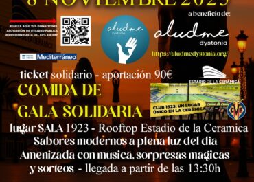 Gran evento solidario Club Rotary Vila-real a favor de Aludme Dystonia